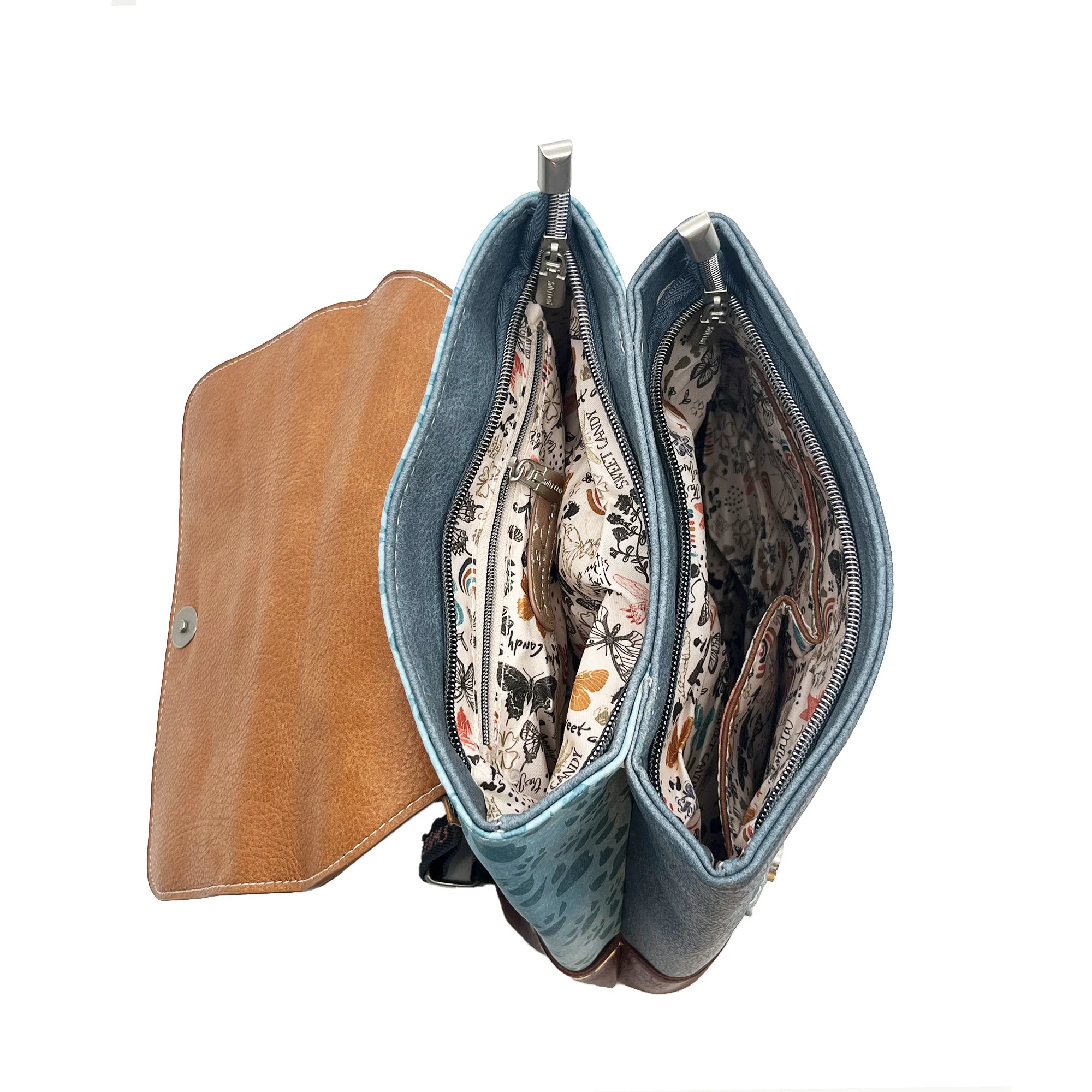 Mochila Vintage Sweet Candy Cat para Mujer