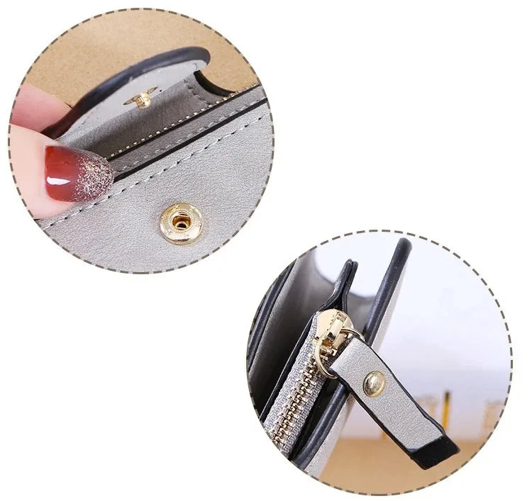 🐭 Billetera Larga Disney Mickey Mouse con Cremallera | Gran Capacidad y Estilo Kawaii